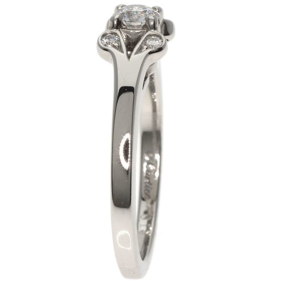 Cartier Ballerina Diamond #46 Ring, Platinum PT950, Women's - Picture 3 of 8